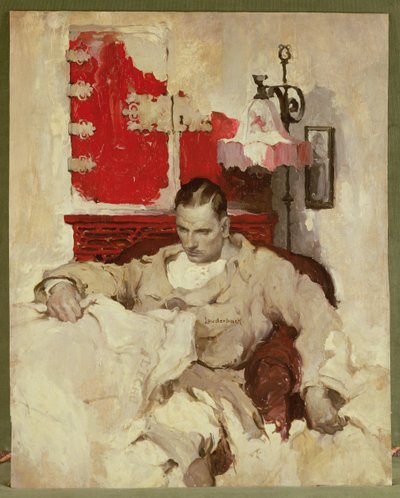 Reading in a Study by Walt Louderback